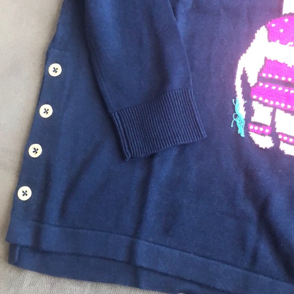 NWT Lilly Pulitzer Caralynn Navy sweater, S - Picture 6 of 6